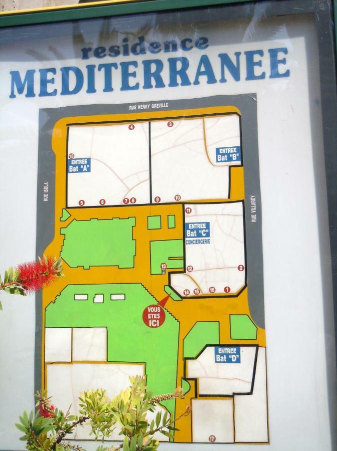 Residence Le Mediterranee Ментона Экстерьер фото